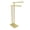 Brass, variant on Kingston Brass SCC6037 Edenscape 32-7/16 Inch Freestanding Pedestal 2-Tier L-Shape Towel Rack in Brushed Brass