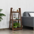 thumbnail image 4 of Costway 3-Tier Pliant Fleur Stand Rack Bois Usine Étagère de Stockage Polyvalent, 4 of 10