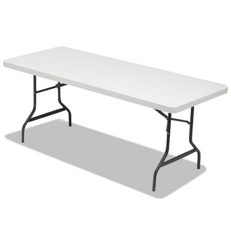 UPC 042167100605 product image for Folding Table, 72w x 30d x 29h, Platinum/Charcoal, 15/Pallet | upcitemdb.com