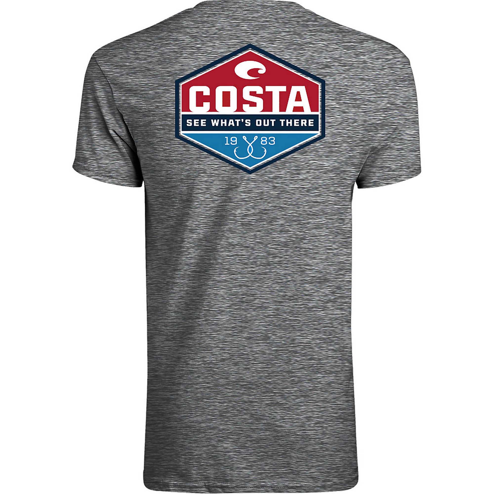 Costa Del Mar Men's Technical Trinity Short Sleeve T-shirt - Walmart.com