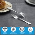 thumbnail image 7 of ReaNea Dessert Forks Set of 12, 5.62" Stainless Steel Pastry Fork for Cocktail, Dessert, Fruit, Cake, Cheese, Appetizer, 7 of 7