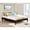 Cappuccino, variant on Bed Frame Guyancourt Charcoal Upholstered Eastern King Panel Bed,Platform Bed Frame