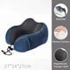 thumbnail image 2 of Almohada de viaje para avión o coche fabricada en espuma viscoelástica con una funda suave y aterciopelada, 2 of 3