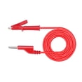 thumbnail image 2 of 1M DC Prise Banane Multimètre Test de Tension Câble PVC Souple Portable Fil de Test PVC Souple Accessoire de Détection Électronique Rouge, 2 of 9