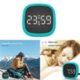 thumbnail image 4 of LED Silicone Réveils Silicone Électronique Table Commande Vocale Réveil Horloge Calendrier Perfection Commande Vocale, 4 of 9