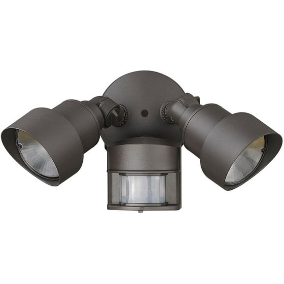 Acclaim LFL2ABZM Motion Activated LED FloodLights Collection 2-Light Outdoor Light Fixture, Architectural Bronze