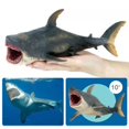 thumbnail image 2 of Megalodon Shark Figure Ancient Wild Animal Model Toy Collector Decor Kids Gift Figure Ancient Shark Model Toy Collector Home Decor, 2 of 5