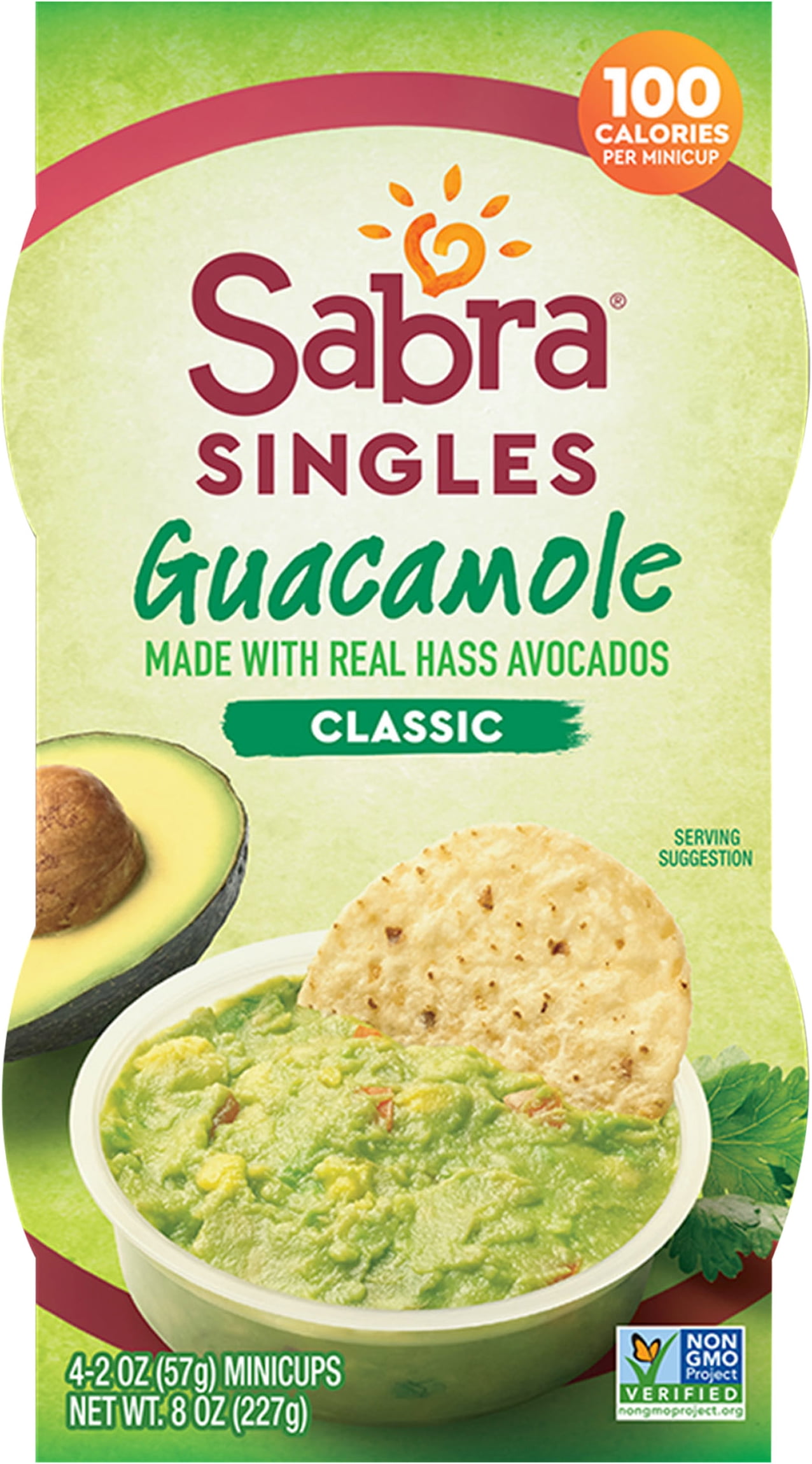 Sabra Guacamole Singles Classic 4ct