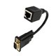 thumbnail image 5 of Adaptador VGA una RJ45 Cable de Red Conector Monitor Extensor, 5 of 5