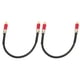 thumbnail image 3 of 2 uds Cable RCA conector profesional chapado en oro con doble blindaje RAC a RCA Cable macho a macho para amplificador de TV DVD 0,3 m/1,0 pies rojo, 3 of 8