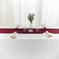 thumbnail image 5 of BalsaCircle 12" x 108" Burgundy Crinkled Accordion Taffeta Table Runner Party Events Linens, 5 of 8