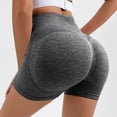 thumbnail image 2 of HAiming Women's Seamless Butt Lifting Shorts High Waisted Stretch Yoga Shorts Casual Atheletic Running Workout Shorts, 2 of 4