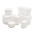 thumbnail image 4 of Cajas de pan de 17 Uds., soporte para mantener , contenedor de pan, cajas herméticas transparentes para pasteles, recipientes para Blanco perfecl Contenedor de pan, 4 of 8
