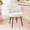 White, variant on Romorgniz Makeup Vanity Chair with Lumbar Pillow Comfy Accent Chair Cute Cozy Small Desk Chair for Bedroom, Light Pink