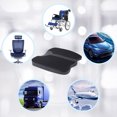 thumbnail image 5 of LARROUS Car Memory Foam Heightening Seat Cushion,Tailbone (Coccyx) and Lower Back Pain Relief Cushion,for Office Chair,Wheelchair and More, 5 of 7