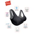 thumbnail image 6 of Hanes Womens Bralette, Invisible Embrace Pullover Bralette, Moisture-Wicking T-Shirt Bra, 6 of 10