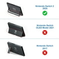 thumbnail image 2 of FINTIE Case for Nintendo Switch 2 (2025), Shockproof Hard Shell Carrying Case, Protective Cover Travel Bag w/19 Game Card & 2 Micro SD Card Slots & Inner Pocket for Accessories, Black, 2 of 10