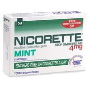 GlaxoSmithKline Nicorette Stop Smoking Aid, 108 ea