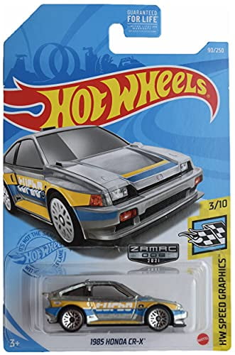 2021 Hot Wheels #90 HW Speed Graphics 1985 HONDA CR-X CRX Zamac Walmart J Case 