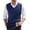 Navy Blue, variant on COOFANDY Men's Sweater Vest V Neck Sleeveless Sweater Slim Fit Casual Knitted Vest Sweaters
