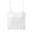 Womens tank tops White, variant on MNCEKFOD Womens Tank Top With Built In Bra Solid Color All Season Integrated Cup Inner Outer Wear Versatile Padded Sleeveless Tops Womens Camisole Beige L