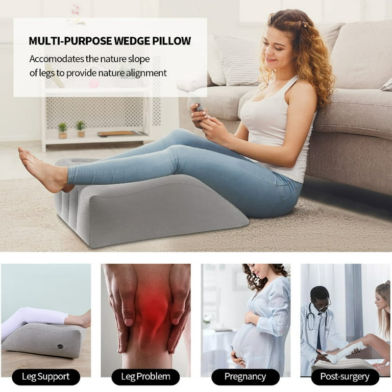  Leg Elevation Pillow,Inflatable Wedge Pillows,Comfort