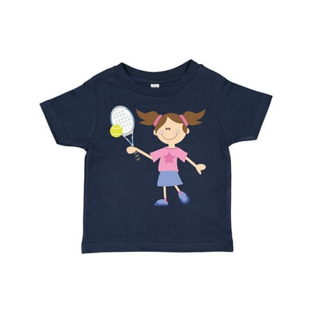 

Inktastic Tennis Girl Gift Toddler Toddler Girl T-Shirt