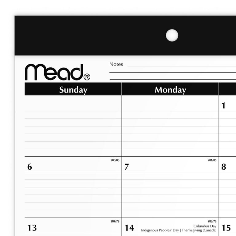 mead-basic-2025-15-month-monthly-desk-pad-calendar-compact-17-34-x-11-desk-walmart-com