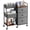 White, variant on Baby Diaper Organizer and Storage Cart - 3 Tiers with Dividers and Drawers for Nursery, Bedroom, Changing Table and Crib