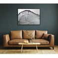 thumbnail image 6 of Kate and Laurel Sylvie Tree Rings BW Framed Metallic Canvas Wall Art by Emiko and Mark Franzen of F2Images, 28x38 Black, Black and White Tree Rings Art for Wall, 6 of 7