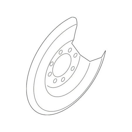 Genuine OE Volvo Splash Shield - 30666360 Fits select: 2004-2011 VOLVO S40, 2006-2013 VOLVO C70