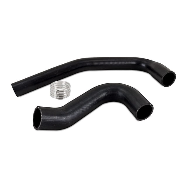 Mishimoto Radiator Hose MMHOSE-RAM-03DE Black; EPDM; With Two Radiator Hoses And Worm-Gear Clamps