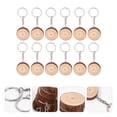 thumbnail image 3 of 12 llaveros de madera para manualidades, con colgantes creativos dibujados a mano., 3 of 7