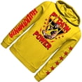 thumbnail image 3 of WWE Superstar Hulk Hogan Hoodie - Hulkamania - Mens World Wrestling Champion Costume Hoodie Sweatshirt Yellow, X-Large, 3 of 7
