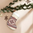 thumbnail image 7 of Disketp Fashion Tatreez Christmas Stockings, Xmas Stocking for Family Holiday Season Décor, Personalized Holiday Indoor Decorations, 7 of 7