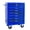 Blue, variant on Double-Door Rolling Metal Tool Cart on Wheels, 22'' Multifunctional Mobile Metal Tool Chest with Stainless Steel Countertop, Trolley Organizer Tool Storage Box for Repair Shop, Warehouse, Garage