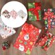 thumbnail image 3 of Juego de 3 piezas de papel de regalo de 51x75cm, hojas plegadas con estampado para caja de regalo de boda Floral a cuadros, 3 of 8