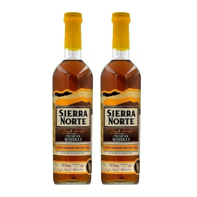 Duo Pack Whiskey Sierra Norte Maíz Amarillo 750ml Whiskey