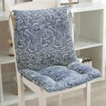 thumbnail image 6 of XIAOLE Tufted Breathable Back Chair Cushion,Indoor And Outdoor Rainproof Rocking Chair Cushion,Universal For All Seasons Replacement Cushion,Outdoor Furniture Chairs Cushion,(Blue), 6 of 7