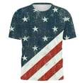 thumbnail image 3 of DPTALR T-Shirt à Manches Courtes pour Hommes, Col Rond, Impression Numérique 3D Drapeau, Pull D\'entraînement Physique, 3 of 3