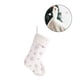 thumbnail image 2 of Inteprter Medias de Navidad Estampado blanco Copo de nieve dorado Adornos de Navidad Colgante de Navidad Decoraciones para árboles de Navidad Calcetines Kits de decoración para fiestas vistoso Inteprter HA000878-03B, 2 of 6