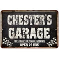 thumbnail image 1 of CHESTER'S Garage Black Grunge Sign 8x12 Decor Gift 208120005381, 1 of 1