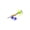 Green, variant on Fishing Lure, Metal Spinnerbait with Feather Dressed Treble Hook, 1 Pack Freshwater Saltwater Fishing accessories, Targets Trout Bass Salmon for Beginner and angler Outdoor Fishing Use