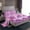 Pink Purple, variant on Manfei Chic Bowtie Bow Twin Sheet Sets,Happy Valentine'S Day Twin Fitted Sheet,White Pink Flat Sheet For Girls Teens,Super Cozy Room Decor,3pcs