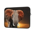 thumbnail image 2 of Bingfone Elephant Sunset In Kenya Laptop Sleeve Case 13 Inch, 360° Protective Computer Carrying Bag, 2 of 9