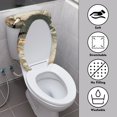 thumbnail image 3 of Yuyamidu Hummingbird Toilet Lid Covers Set Fit Most Round and Elongated Toilet 2 Pieces Floral Toilet Tank Cover Protector Bathroom Toilet Tanks & Lids Dust Cover, 3 of 7
