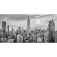 thumbnail image 3 of Frank, Assaf 14x9 Black Modern Framed Museum Art Print Titled - Empire State Building with Manhattan skyline - New York City, 3 of 5
