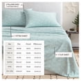 thumbnail image 5 of Great Bay Home Winter Floral Flannel Sheet Set - 100% Turkish Cotton - Double Brushed - Queen, Paisley, 5 of 6
