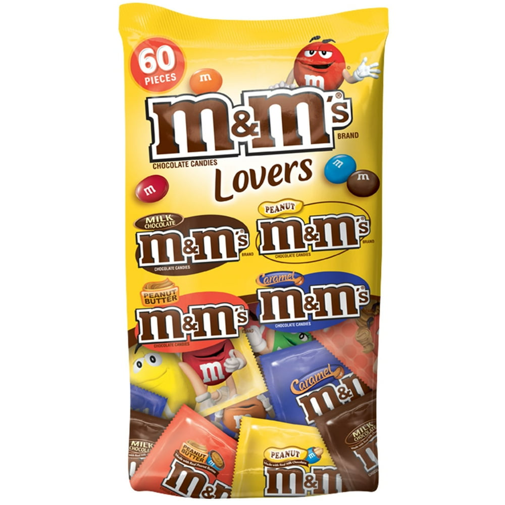 M&M'S Chocolate Candy Fun Size Variety Assorted Mix Bag, 33.08 Ounce