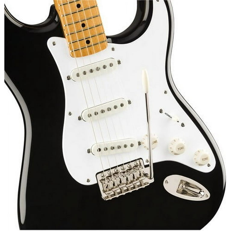 Squier Classic Vibe '50s Stratocaster Electric Guitar (Black Squier Classic Vibe '50s Stratocaster Electric Guitar (Black